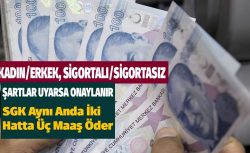 SGK Aynı Anda İki Hatta Üç Maaş Ödüyor