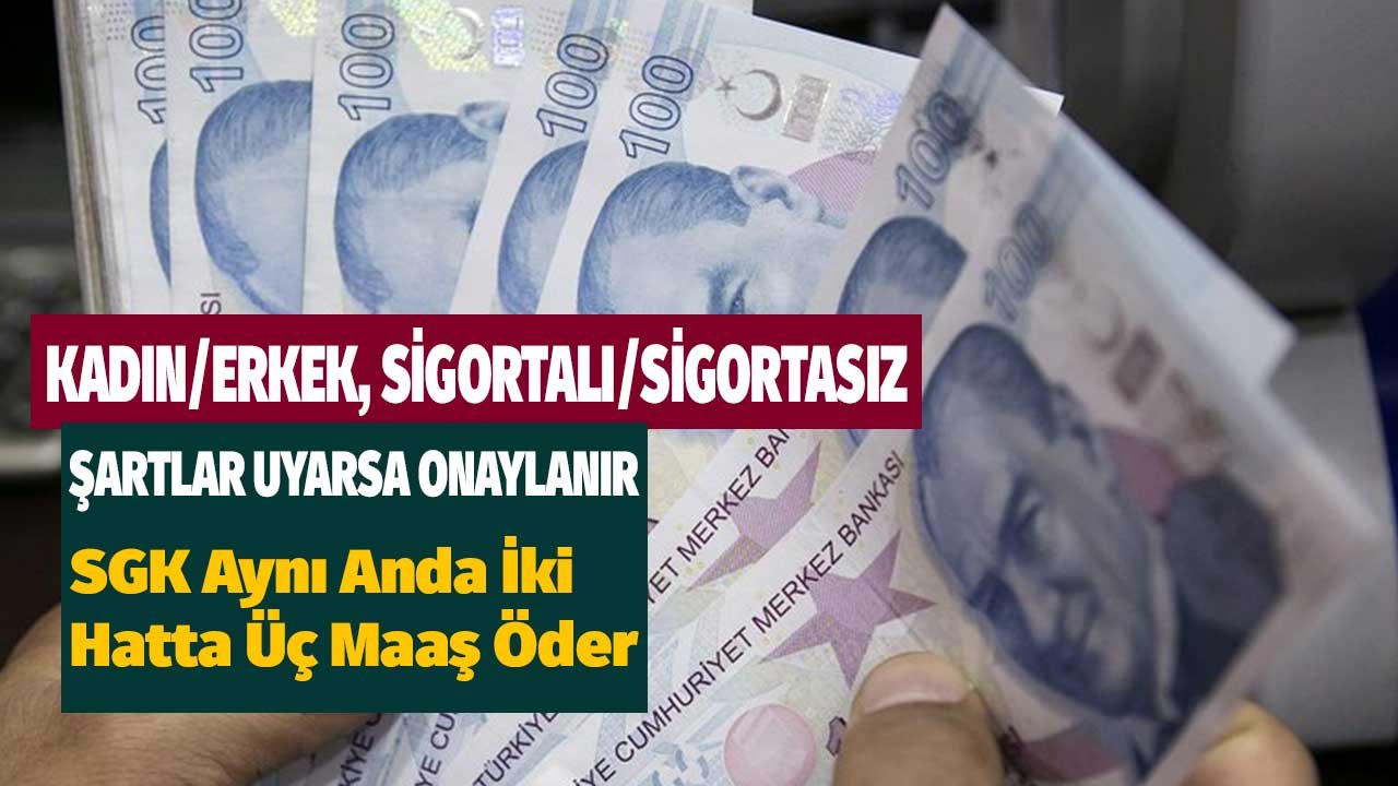 SGK Aynı Anda İki Hatta Üç Maaş Ödüyor
